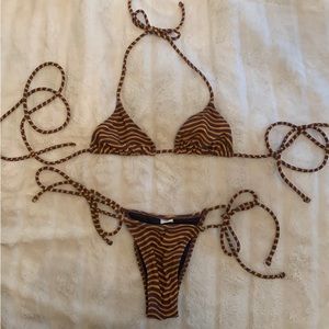 Brown tropic of c bikini